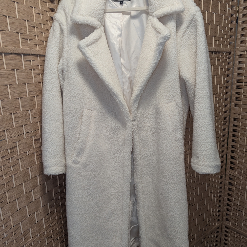 Fabletics Cream Teddy Jacket - image 1